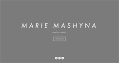 Desktop Screenshot of mariemashyna.com